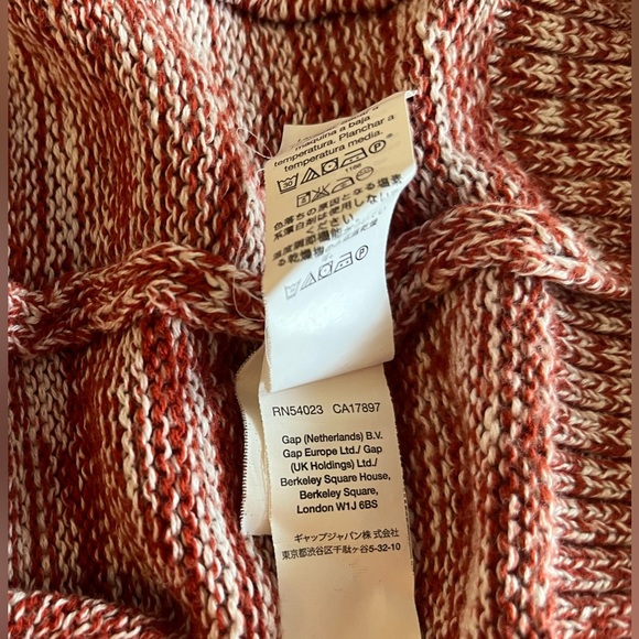 GAP Cotton Pullover Sweater, Heather Red Colour, Size-S - Picture 9 of 12